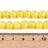 Electroplate Opaque Glass Beads Strands GLAA-T032-P8mm-AB16-4