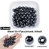 1 Strand Electroplated Synthetic Non-Magnetic Hematite Beads Strands G-PA0002-42B-2