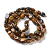 Natural Tiger Eye Beads Strands G-P497-01C-12-3