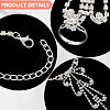 2Pcs Crystal Rhinestone Tennis Ring Bracelet BJEW-CN0001-17C-6