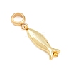 Brass European Dangle Charms PALLOY-JF04487-3