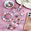 50Pcs 5 Colors Rainbow Color Plating Acrylic Beads OACR-GA0001-21-4