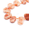 Natural Strawberry Quartz Beads Strands G-E569-P02-3