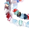 Electroplate Transparent Glass Beads Strands EGLA-Q139-01A-M02-3