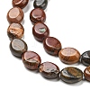 Natural Polychrome Jasper/Picasso Stone/Picasso Jasper Beads Strands G-E444-46B-6