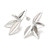Brass Stud Earrings for Women EJEW-M251-04P-1