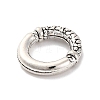 Tibetan Style Alloy Linking Rings TIBE-M004-13AS-01-2