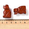 Natural Red Jasper Carved Healing Figurines G-B062-03A-3
