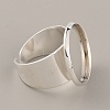 Adjustable Brass Finger Rings Components KK-WH0054-23D-S-3