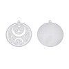 Non-Tarnish 304 Stainless Steel Filigree Pendants X-STAS-S118-054-2