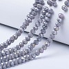 Electroplate Glass Beads Strands LS-EGLA-A034-P2mm-B17-1