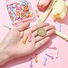 100Pcs Opaque Acrylic Pendants OACR-YW0001-96-4