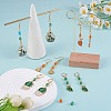 DIY Plants Theme Earring Making Kit DIY-SZ0009-34-5