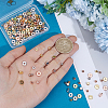 171Pcs 15 Styles Brass & Cubic Zirconia Beads Findings Kits KK-BBC0025-83-3