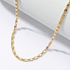 Fashionable and Versatile Brass Oval Link Chain Necklaces for Women SA0144-1