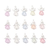 Alloy Acrylic Angel Pendants PALLOY-JF04142-1