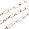 Ion Plating(IP) 304 Stainless Steel Paperclip Chains CHS-F010-01B-RG-01-2
