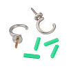 Spritewelry 16Pcs 2 Style Zinc Alloy Hook Hanger FIND-SW0001-04P-8