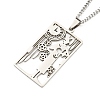 Non-Tarnish 304 Stainless Steel Pendant Necklaces LS-NJEW-L118-02P-06-1