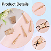 DIY Alloy Bolo Tie Making Finding Kit FIND-CA0009-03KCG-4