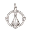 Cubic Zirconia Pendants KK-E275-24P-1