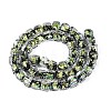 Handmade Foil Glass Beads Strands FOIL-Q002-04A-2