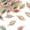 24Pcs 12 Colors KC Gold Plated Alloy Pendants FIND-TA0003-71-2