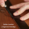 Flat Microfiber Imitation Leather Cord LC-WH0006-07B-05-6