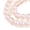 Baking Paint Transparent Glass Beads X1-DGLA-N011-8mm-03-3