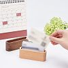 Olycraft 2Pcs 2 Style Wooden Cardcase WOOD-OC0002-30-3