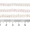Transparent Painted Glass Beads Strands X1-DGLA-A034-T3mm-A25-3