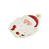 Christmas Theme Spray Painted Alloy Enamel Pendants ENAM-Z020-01G-2