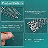 30Pcs Brass Lapel Pins KK-SC0007-12-7