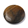 Chakras Themed Natural Tiger Eye Cabochons G-P001-22D-2