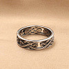 Punk Style 316L Surgical Stainless Steel Finger Rings for Men WGCE559-01-3