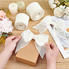 10 Yards Burlap Ribbons SRIB-WH0026-11A-3