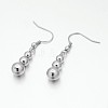Gourd 304 Stainless Steel Pendant Necklaces and Dangle Earrings Jewelry Sets SJEW-N026-03-3