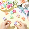 28Pcs 7 Colors Cherry Food Grade Eco-Friendly Silicone Focal Beads SIL-CJ0003-19-4