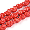 Handmade Porcelain Beads Strands PORC-I028-02H-1