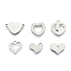 Non-Tarnish 201 Stainless Steel Charms and Links STAS-R118-05-1