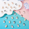 30Pcs Opaque Resin Pendants RESI-TA0004-94-5