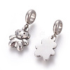 304 Stainless Steel Pendants STAS-E452-29AS-2