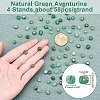 Natural Green Aventurine Bead Strands G-AR0001-31-2