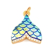 Alloy Pendants ALRI-D304-02G-01B-1