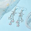 304 Stainless Steel Dangle Earrings EJEW-TA00431-2