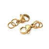 304 Stainless Steel Lobster Claw Clasps STAS-K313-01C-G-2
