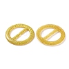 Flat Round Resin Buckle Clasps CRES-WH0013-15I-2