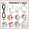 DIY Keychain Making Kits DIY-PH0034-17-2