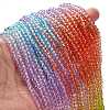 Transparent Painted Glass Beads Strands DGLA-A034-T4mm-A12-2