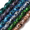 Handmade Gold Sand Lampwork Beads LA-CBAC6A6-01-1